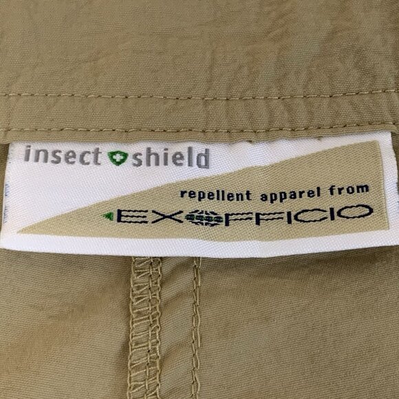 ExOfficio insect Shield Convertible Hiking Pants Womens Medium Fishing Camping - Picture 2 of 13